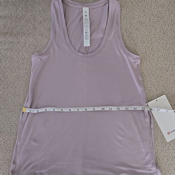 Lululemon Modal Silk Side Slit Purple Gray Athletic Tank Top - XXS - Picture 8 of 11